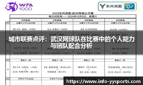 城市联赛点评：武汉网球队在比赛中的个人能力与团队配合分析